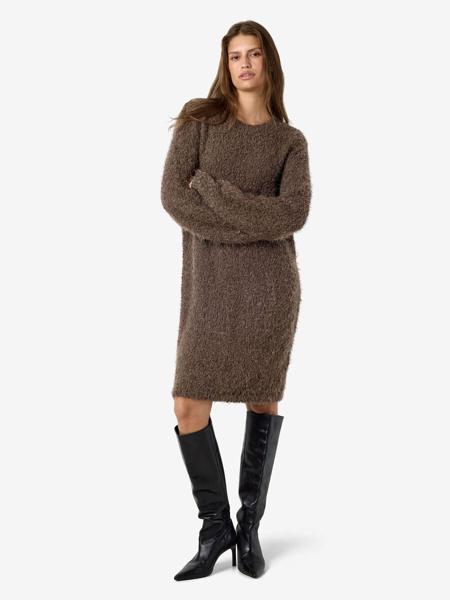 Carousel image 6 VESTITO A TUTA, Chocolate Brown