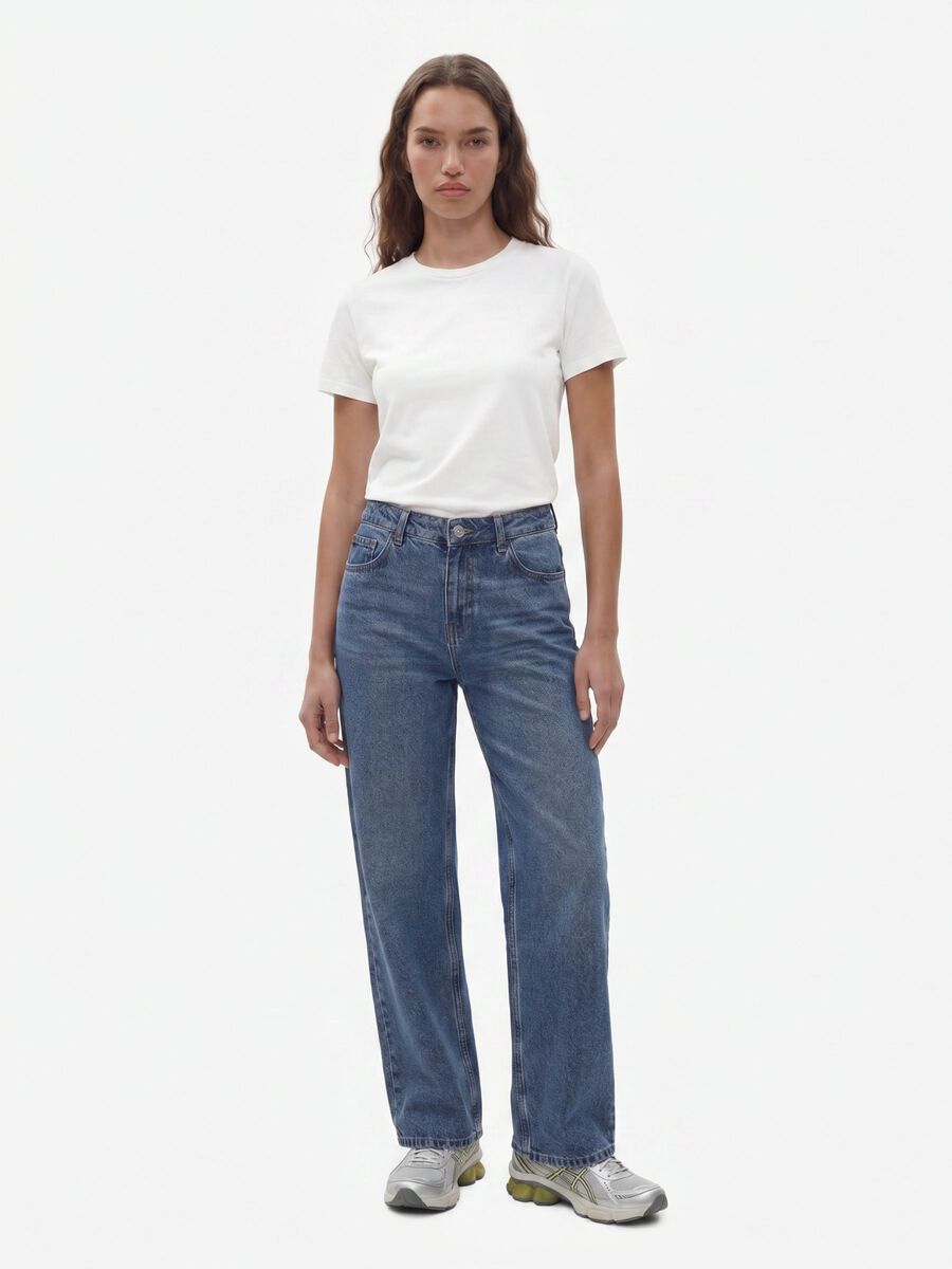Carousel image - NMALEXA LOOSE-FIT JEANS, Medium Blue Denim | 6