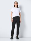 Noisy May NMMONI HIGH WAISTED CROPPED STRAIGHT FIT JEANS, Black Denim, highres - 27021112_BlackDenim_004.jpg