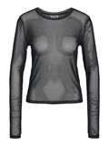 Product image thumbnail - LANGÆRMET MESH TOP, Black | 2