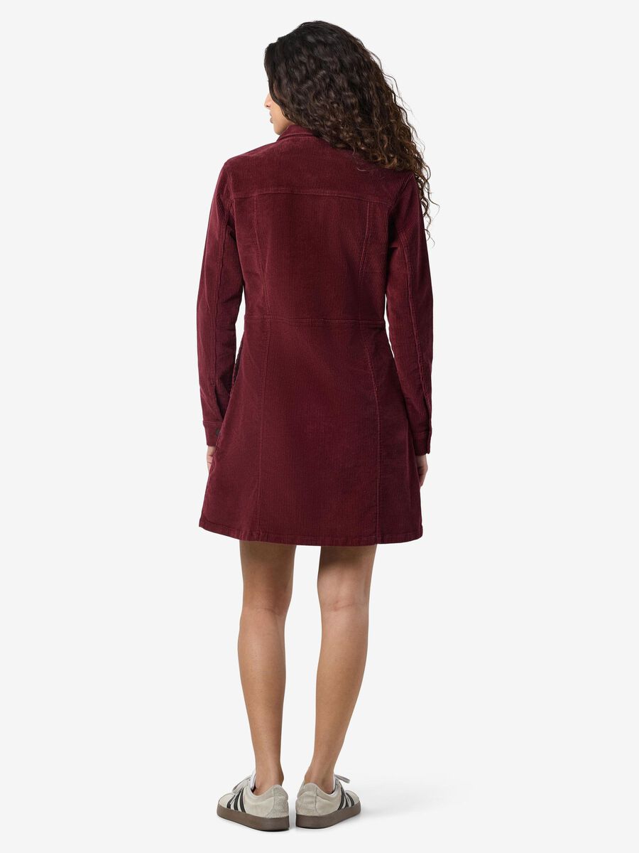 Carousel image - EN CORDUROY MINI-ROBE, Windsor Wine | 3