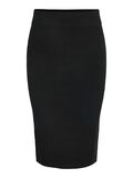 Product image thumbnail - KNITTED MIDI SKIRT, Black | 2