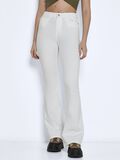 Noisy May NMSALLIE HIGH WAISTED FLARED JEANS, Bright White, highres - 27019305_BrightWhite_003.jpg