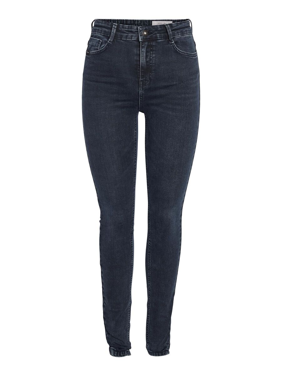 Noisy May NMSENDIE SKINNY FIT JEANS, Dark Blue Denim, highres - 27034834_DarkBlueDenim_001.jpg