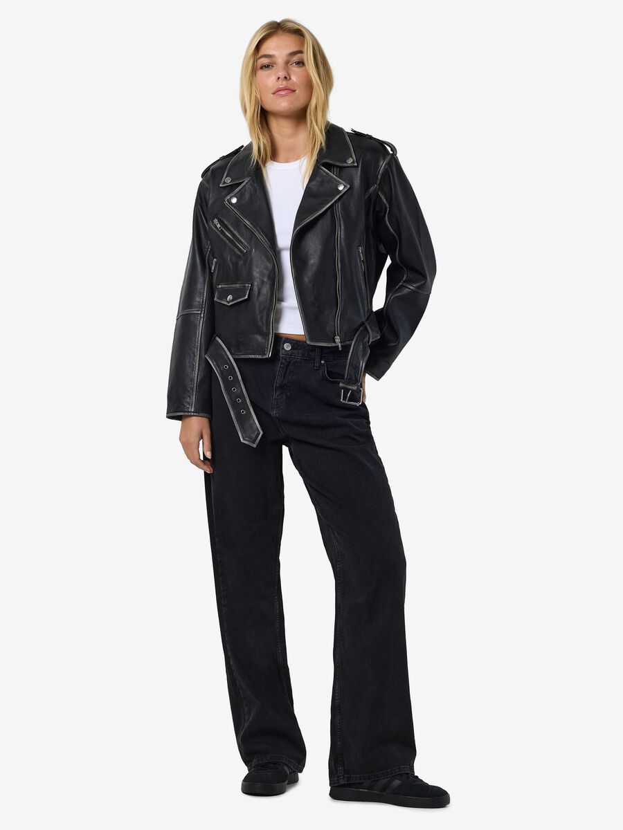 Noisy May LEATHER BIKER JACKET, Black, highres - 27028046_Black_004.jpg