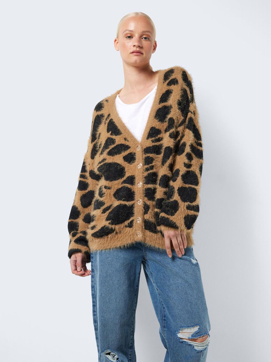 Noisy May KNITTED LEOPARD CARDIGAN, Tigers Eye, highres - 27026919_TigersEye_1050121_007.jpg