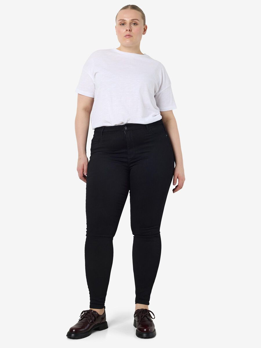 Noisy May CURVE NMCALLIE SKINNY FIT JEANS, Black Denim, highres - 27014957_BlackDenim_007.jpg