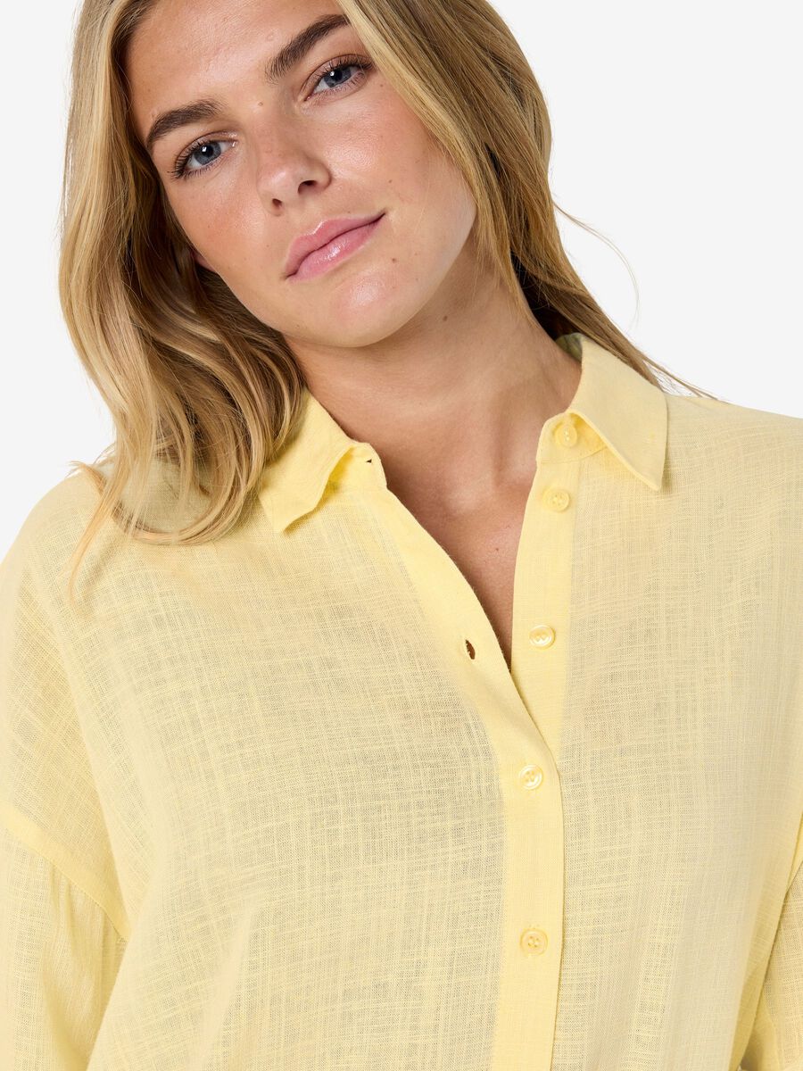 Carousel image - LOOSE FIT SKJORTE, French Vanilla | 5