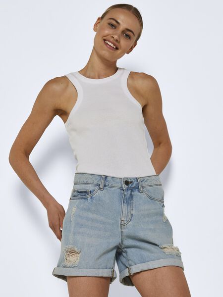 Noisy May NORMAL WAIST JEANSSHORTS, Light Blue Denim, highres - 27010866_LightBlueDenim_007.jpg