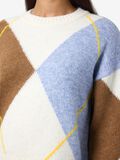 Product image thumbnail - ARGYLE JUMPER, Cloud Dancer | 5