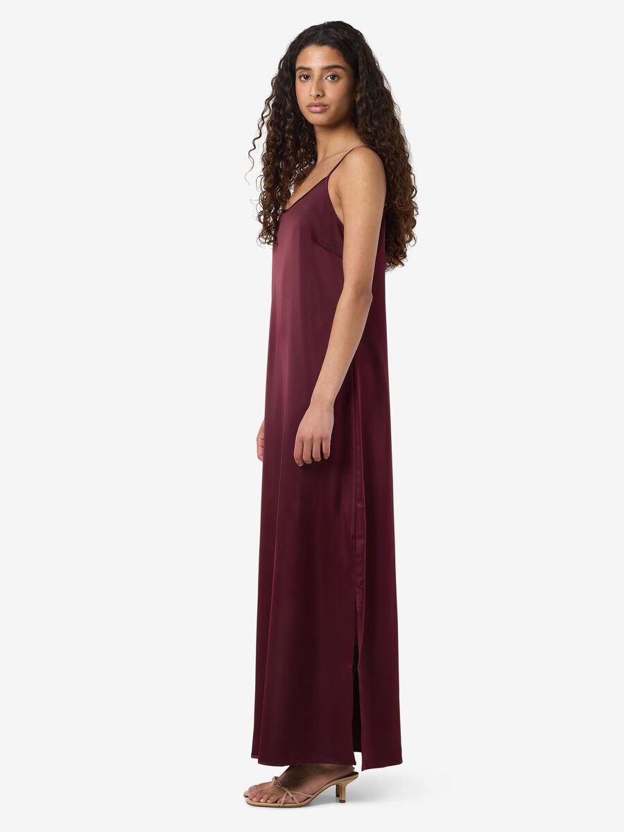 Carousel image - SATIN TRÄGERKLEID, Vineyard Wine | 4