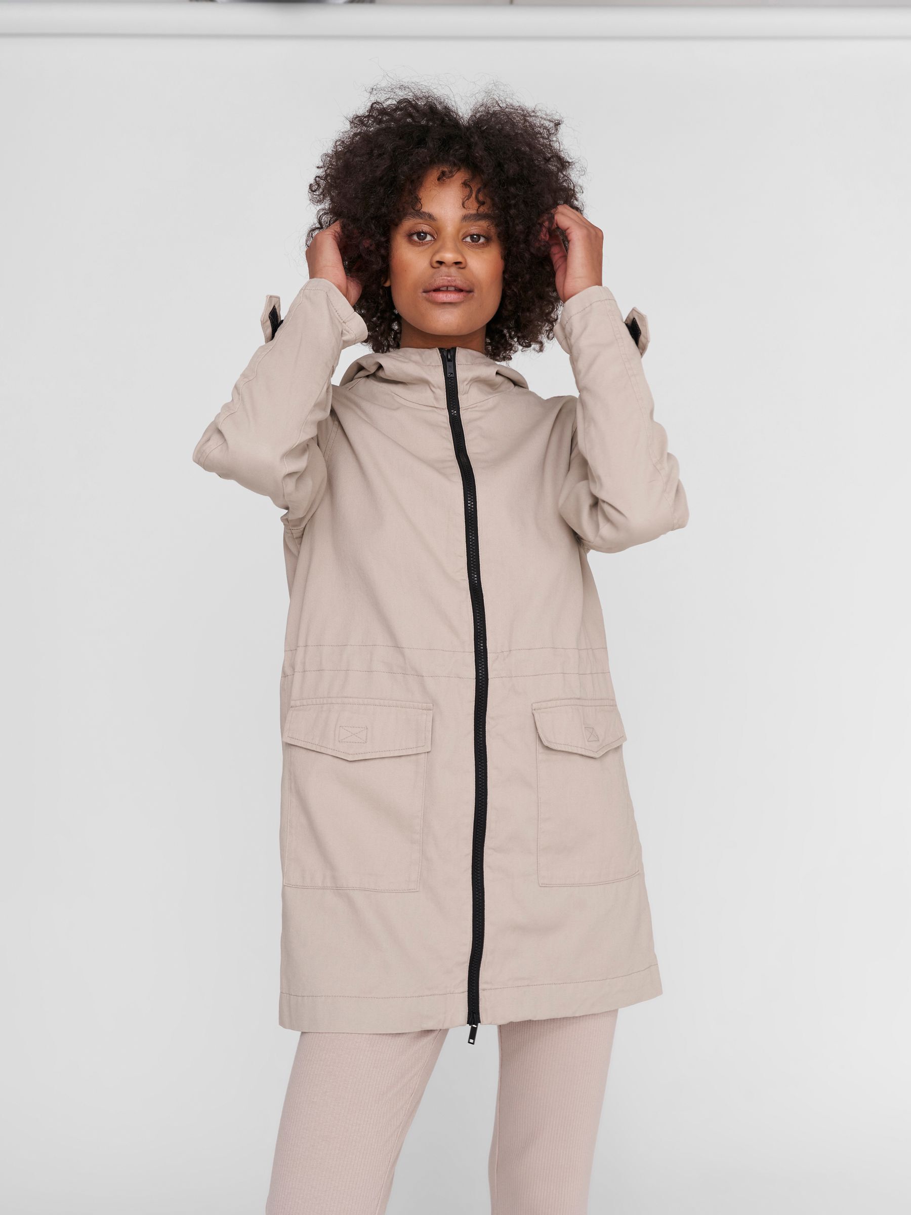 Noisy may long jacket clearance