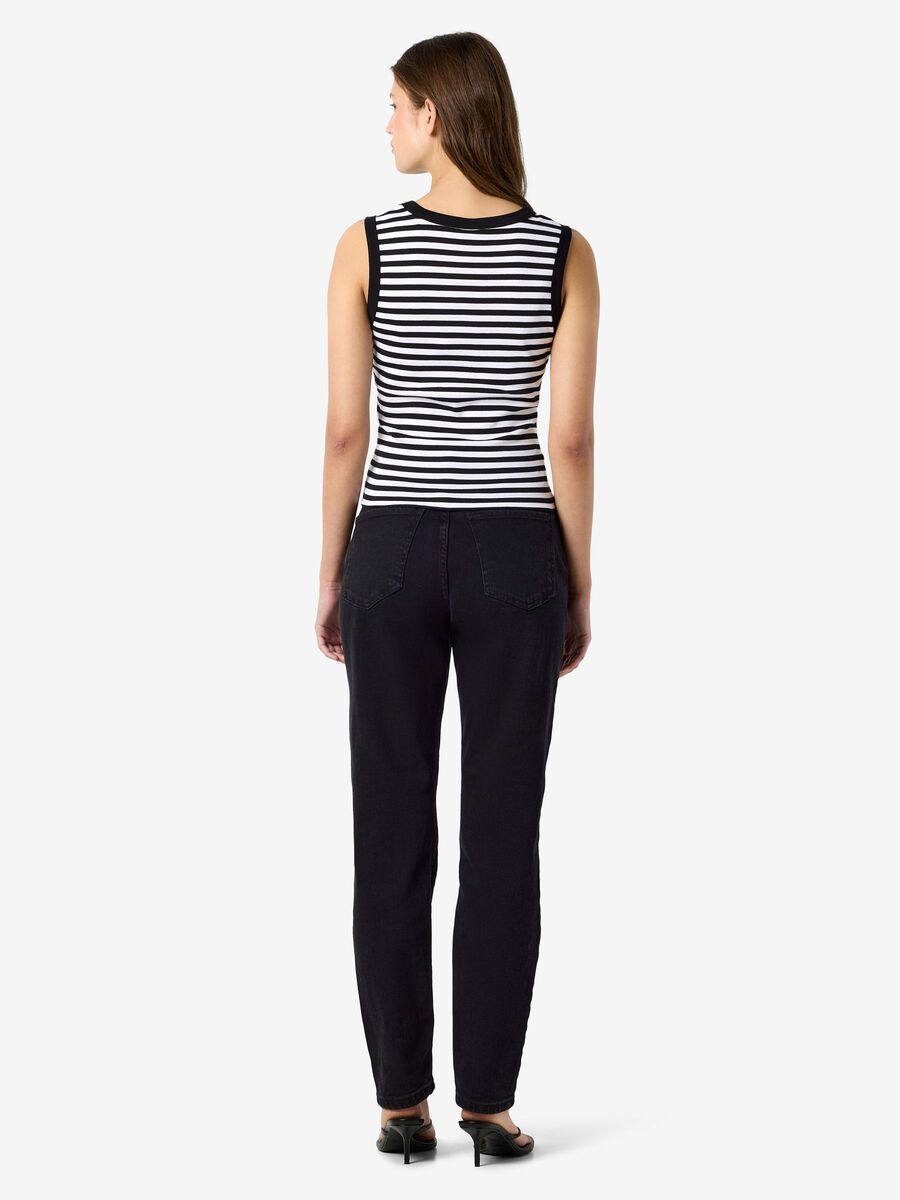 Carousel image 3 NMSTORMI V-NECK TOP, Black