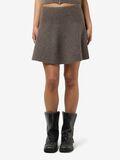 Product image thumbnail - KNITTED MINI SKIRT, Morel | 1