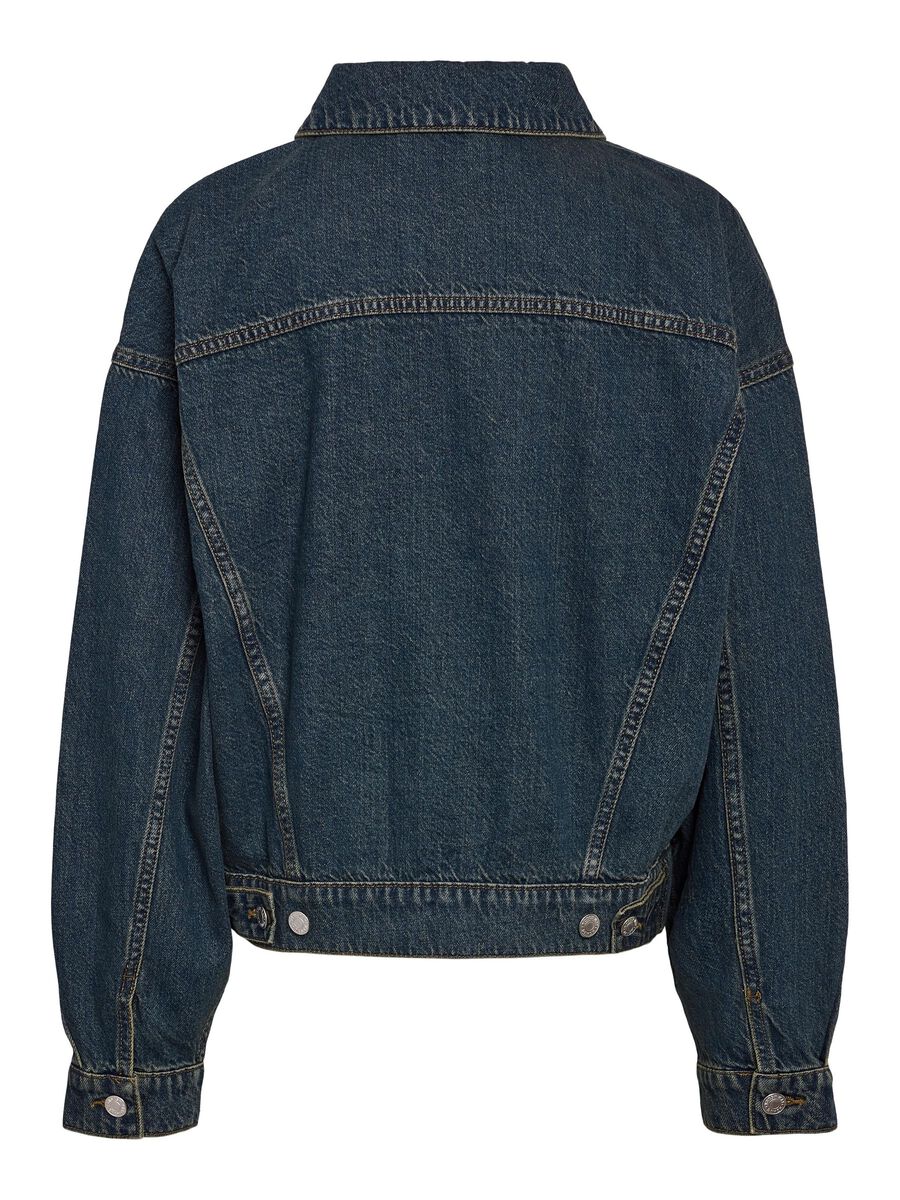 Carousel image - NMFANJA JEANSJACKE, Dark Blue Denim | 7