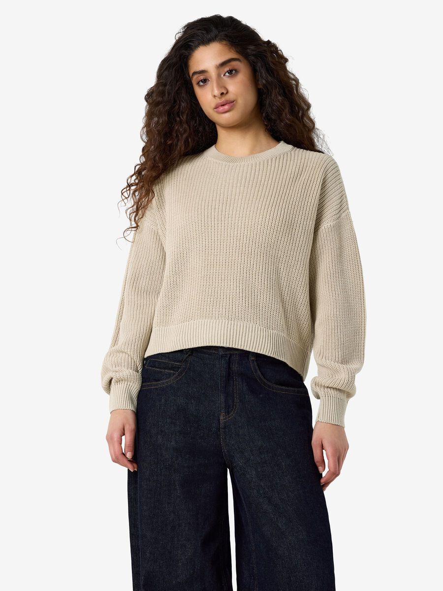 Product tile image KNITTED PULLOVER, Silver Lining 27021536_SilverLining