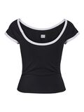Product image thumbnail - CROP TOP, Black | 7