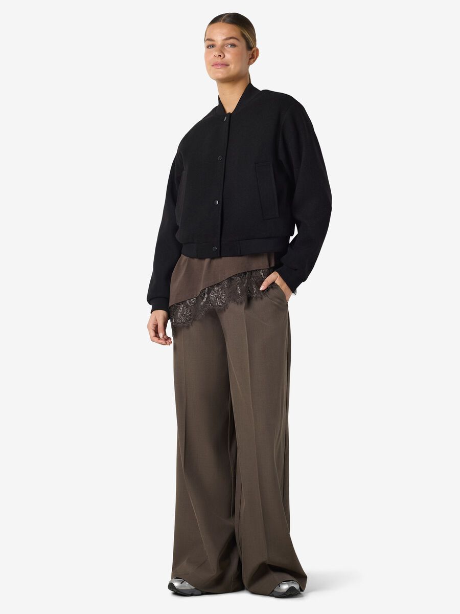 Carousel image - NMEDDI BOMBER JACKET, Black | 4