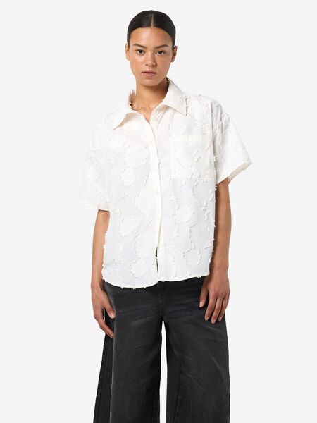 Noisy May TEXTURED SHIRT, Bright White, highres - 27035940_BrightWhite_003.jpg
