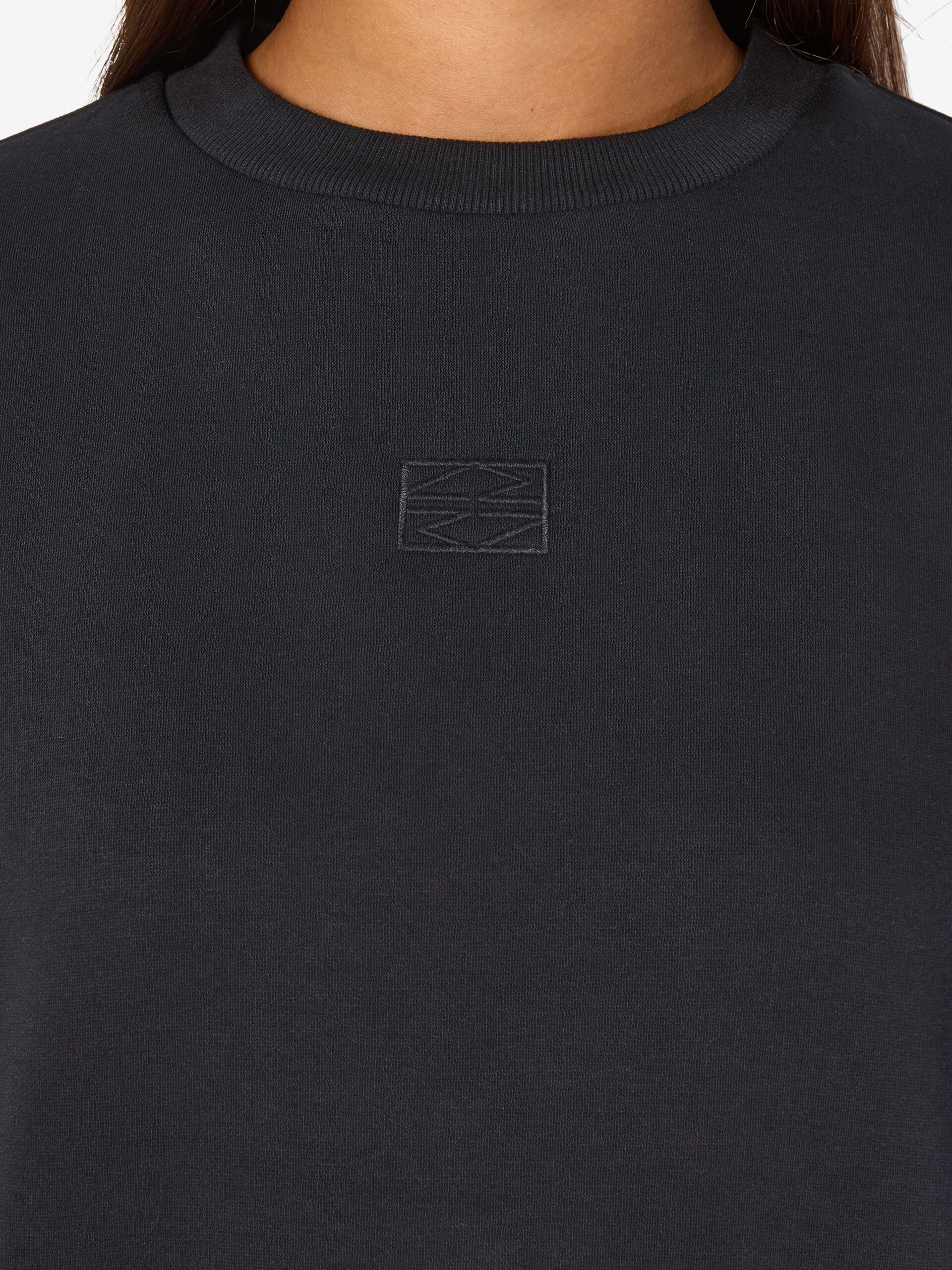 Carousel image - EMBROIDERED SWEATSHIRT, Black | 4