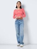 Noisy May LONG SLEEVED CUT-OUT TOP, Sun Kissed Coral, highres - 27025511_SunKissedCoral_004.jpg
