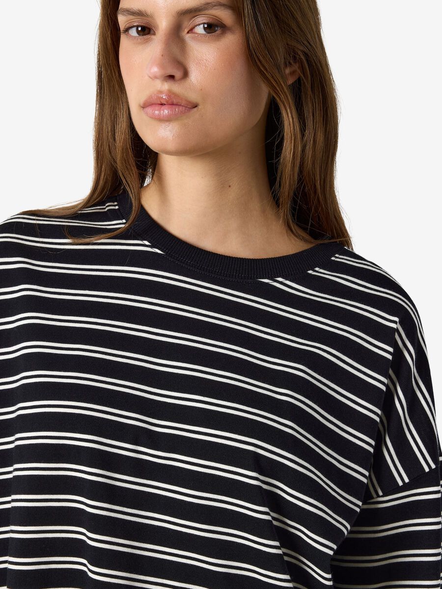 Carousel image - STRIPED PULLOVER, Black | 5