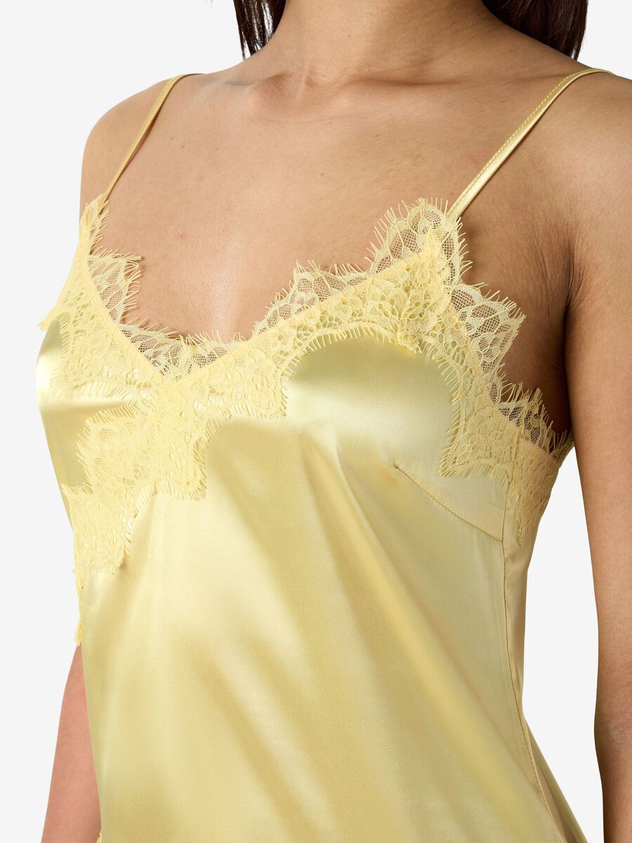 Carousel image - SATIN CAMISOLE, French Vanilla | 6