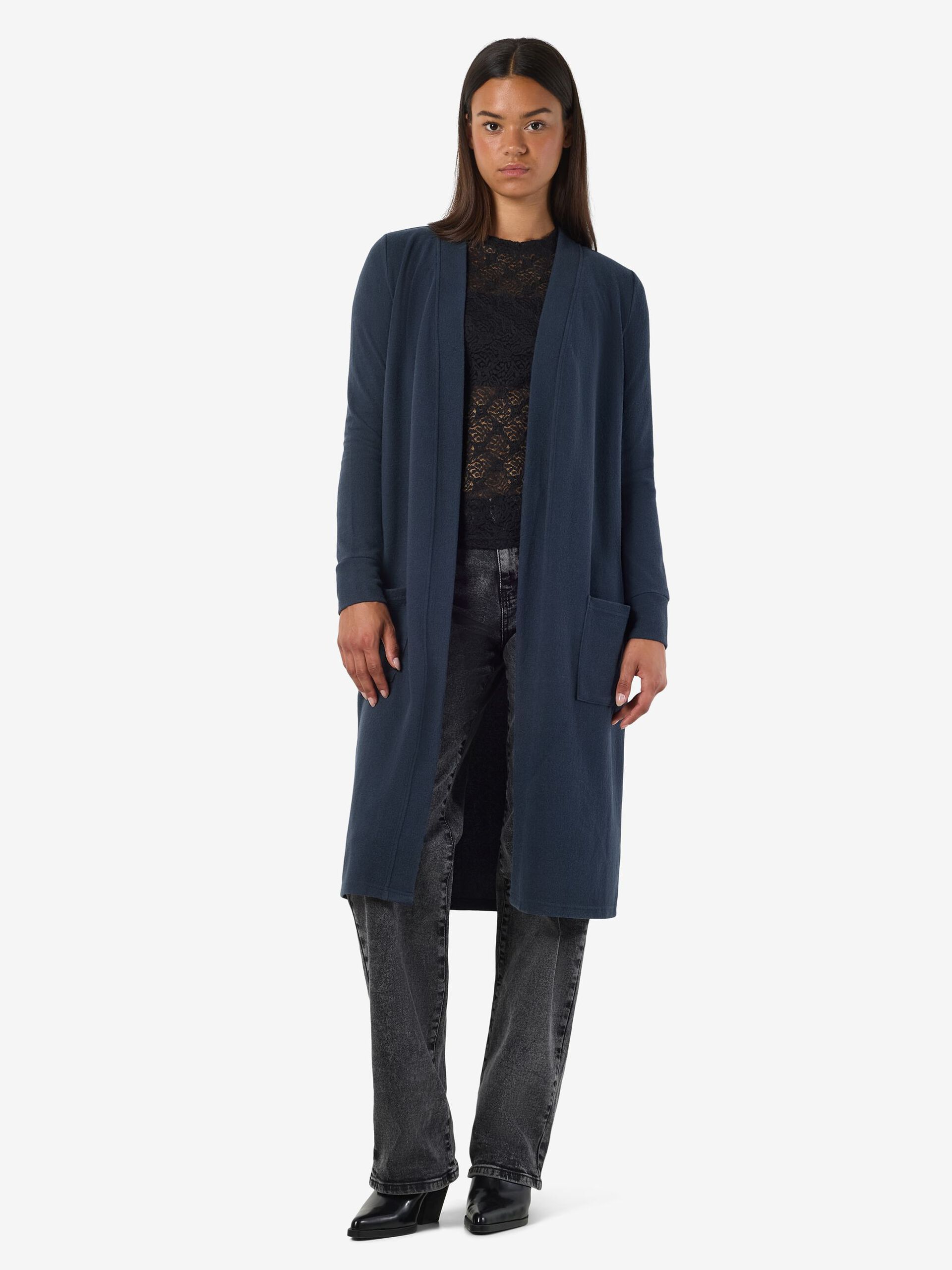 Carousel image - LONG - OUVERT CARDIGAN, Navy Blazer | 4
