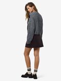 Product image thumbnail - DENTELLE DÉCORATIVE JUMPER, Dark Grey Melange | 3