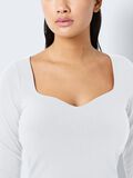 Noisy May LONG SLEEVED SWEETHEART TOP, Bright White, highres - 27027538_BrightWhite_006.jpg