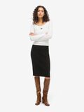 Product image thumbnail - KNITTED MIDI SKIRT, Black | 3