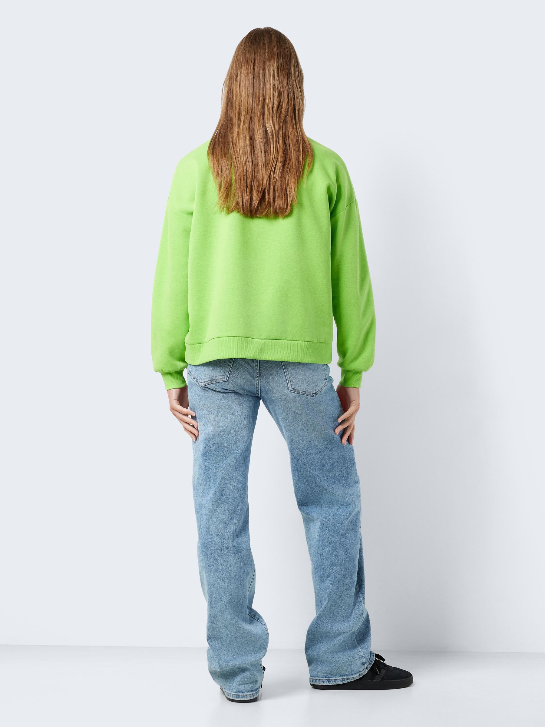 OVERSIZED SWEATSHIRT Green NOISY MAY