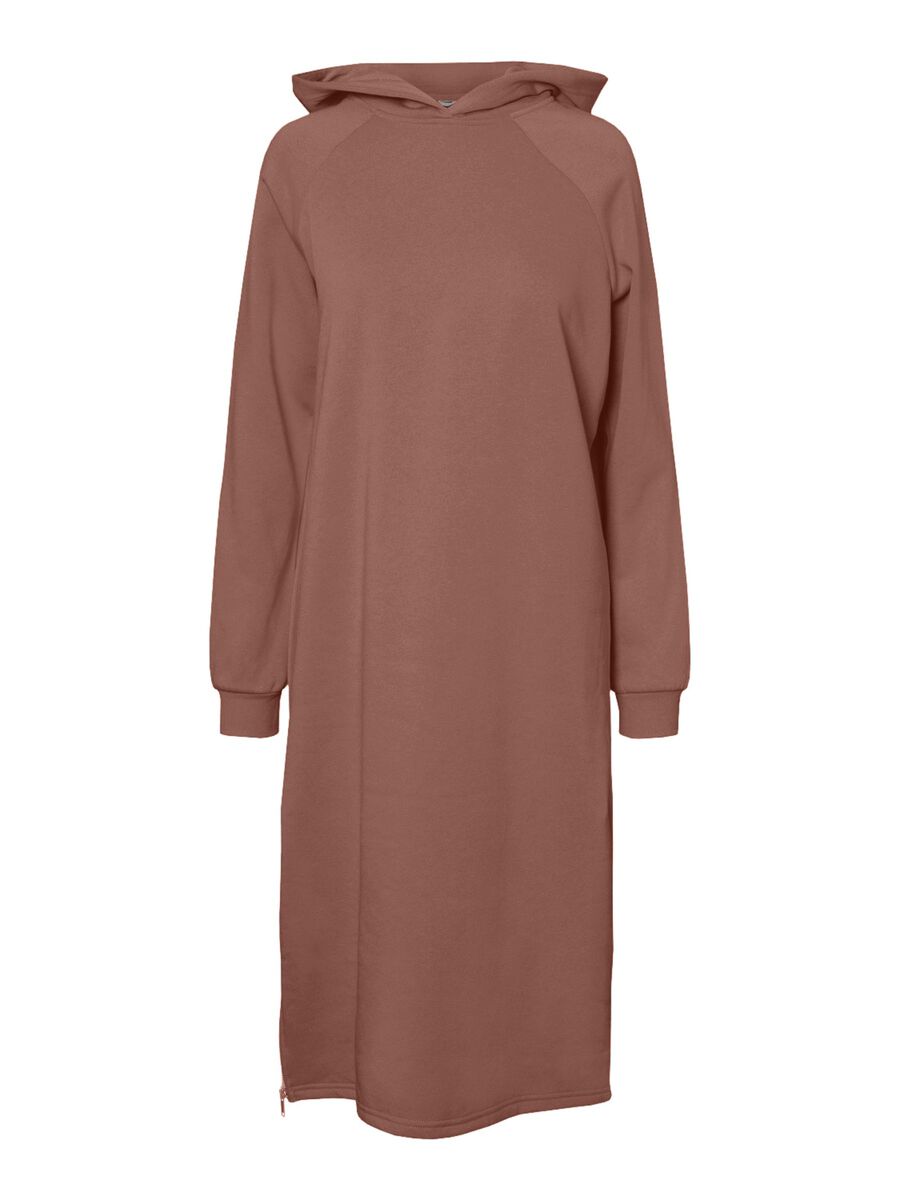 Noisy May LONG SWEAT DRESS, Clove, highres - 27015316_Clove_001.jpg