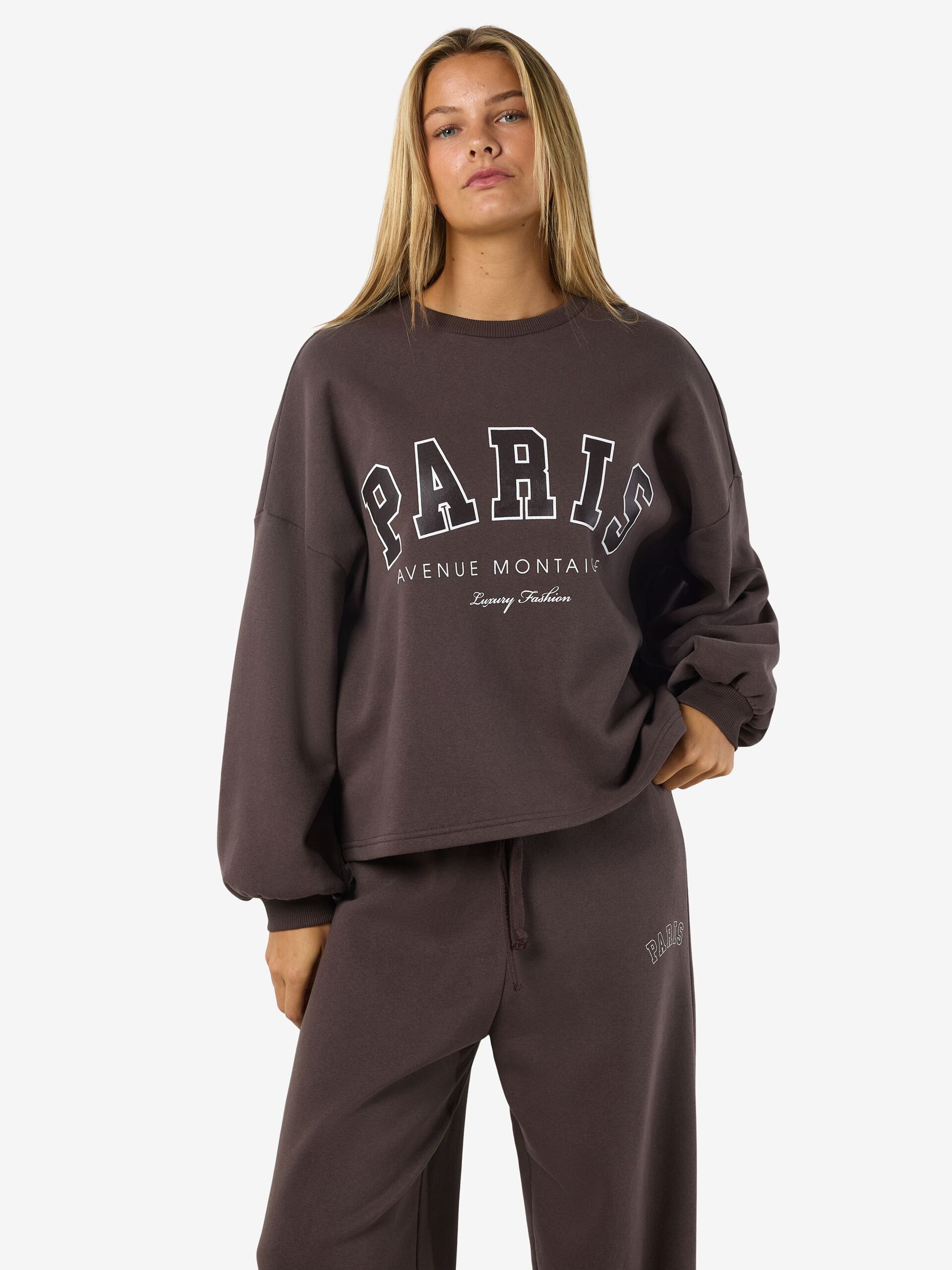 Carousel image - IMPRIMÉ SWEAT-SHIRT, Chocolate Brown | 6