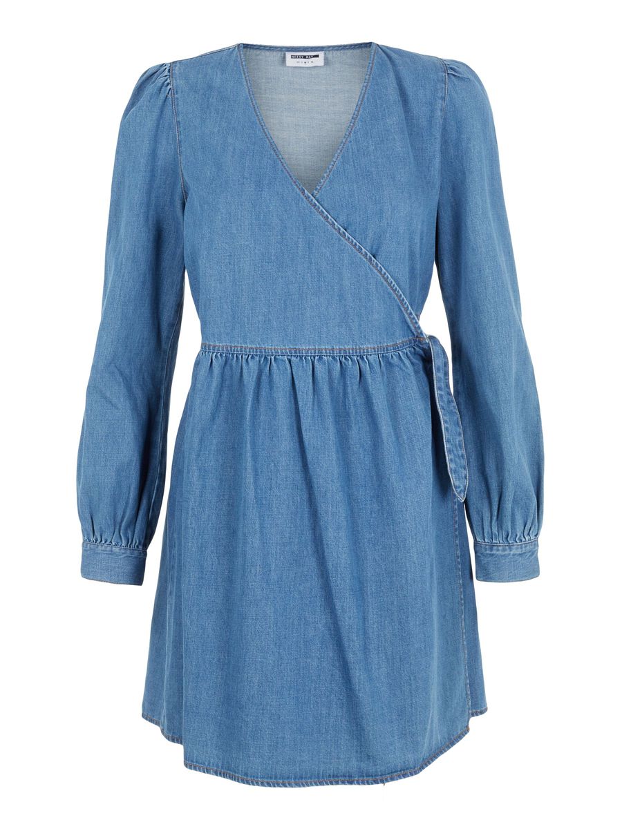 Noisy May WRAP DENIM DRESS, Medium Blue Denim, highres - 27012326_MediumBlueDenim_001.jpg
