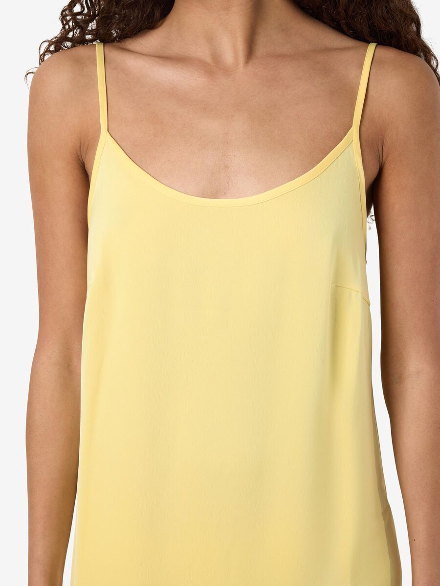 Carousel image - SATIN SLIP DRESS, French Vanilla | 5