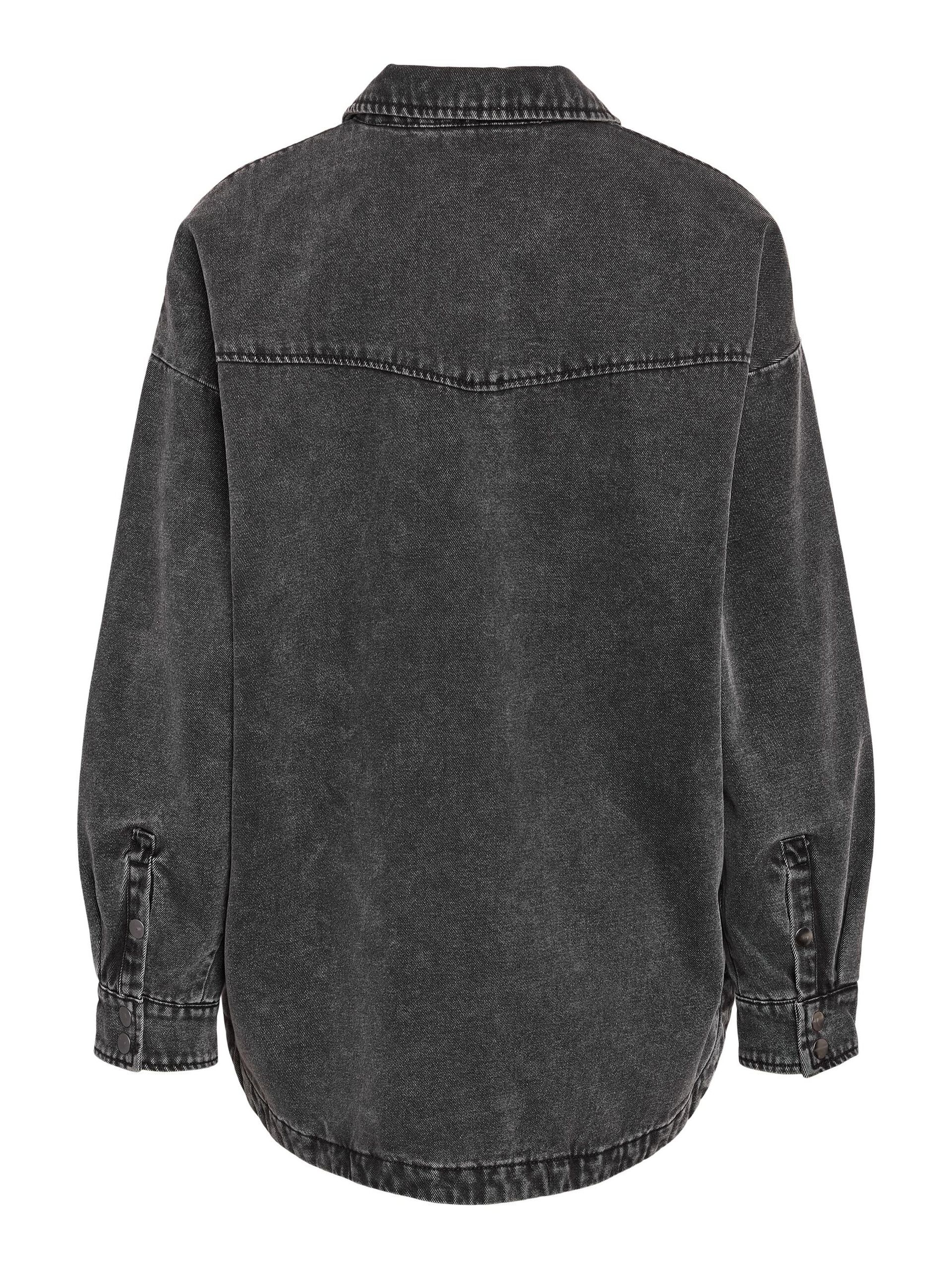 Carousel image - CAMICIA OVER, Dark Grey Denim | 7