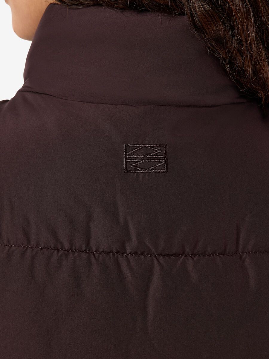 Carousel image 5 NMROSY PUFFER GILET, Chocolate Plum