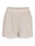 Product image thumbnail - LIN MÉLANGÉ SHORT, Natural | 2