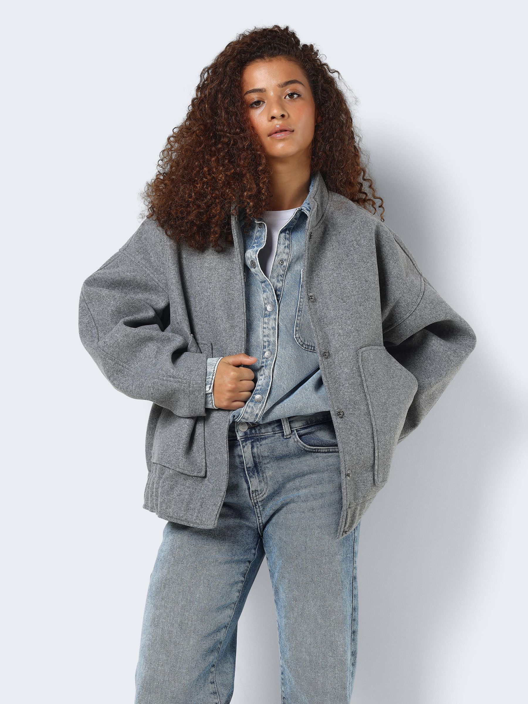 Noisy may oversized denim jacket shop