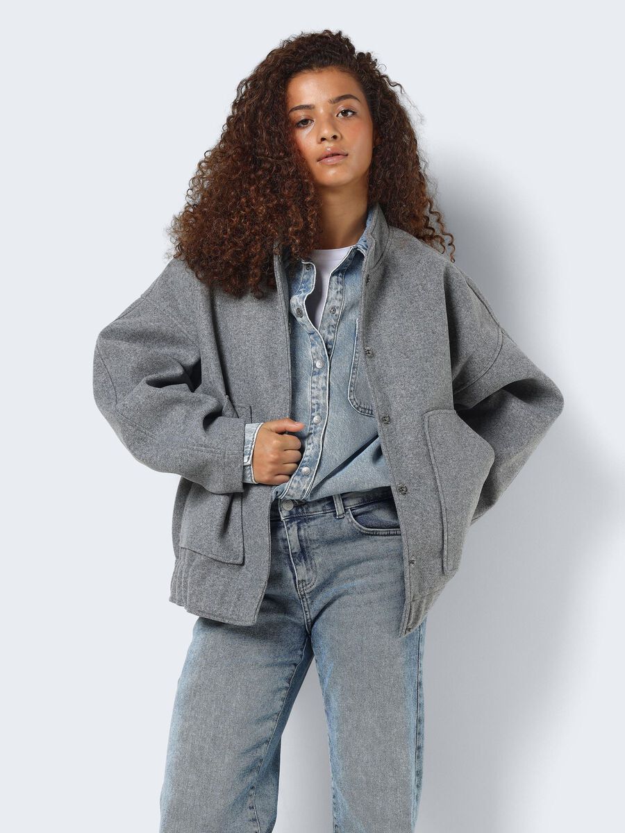 BLOUSON JACKE | Grau | NOISY MAY® 