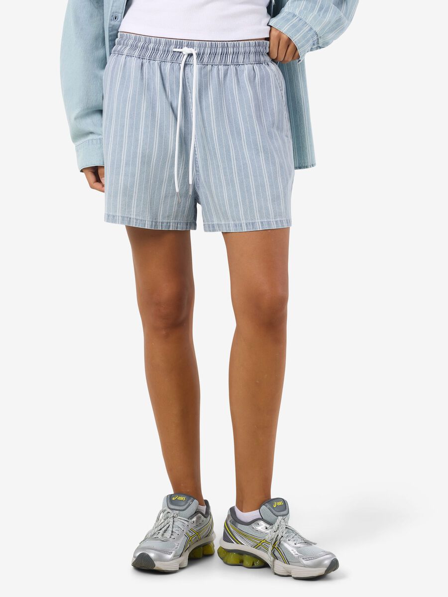 Product tile image - NMKATRI SHORTS, Medium Blue Denim | 27036828_MediumBlueDenim