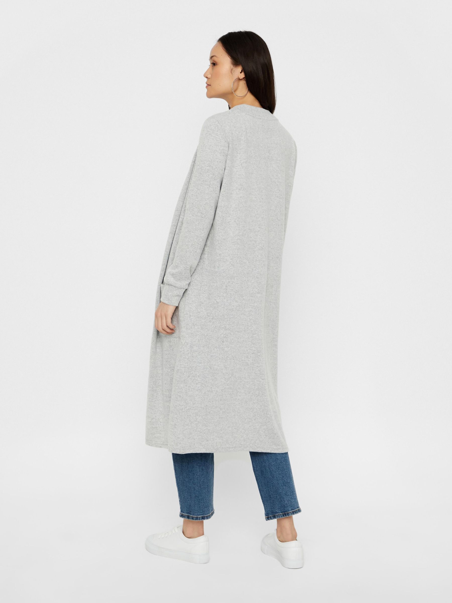 Gray long cardigan discount