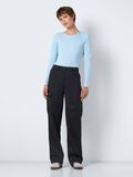 Noisy May HIGH WAISTED CARGO TROUSERS, Black, highres - 27023604_Black_004.jpg