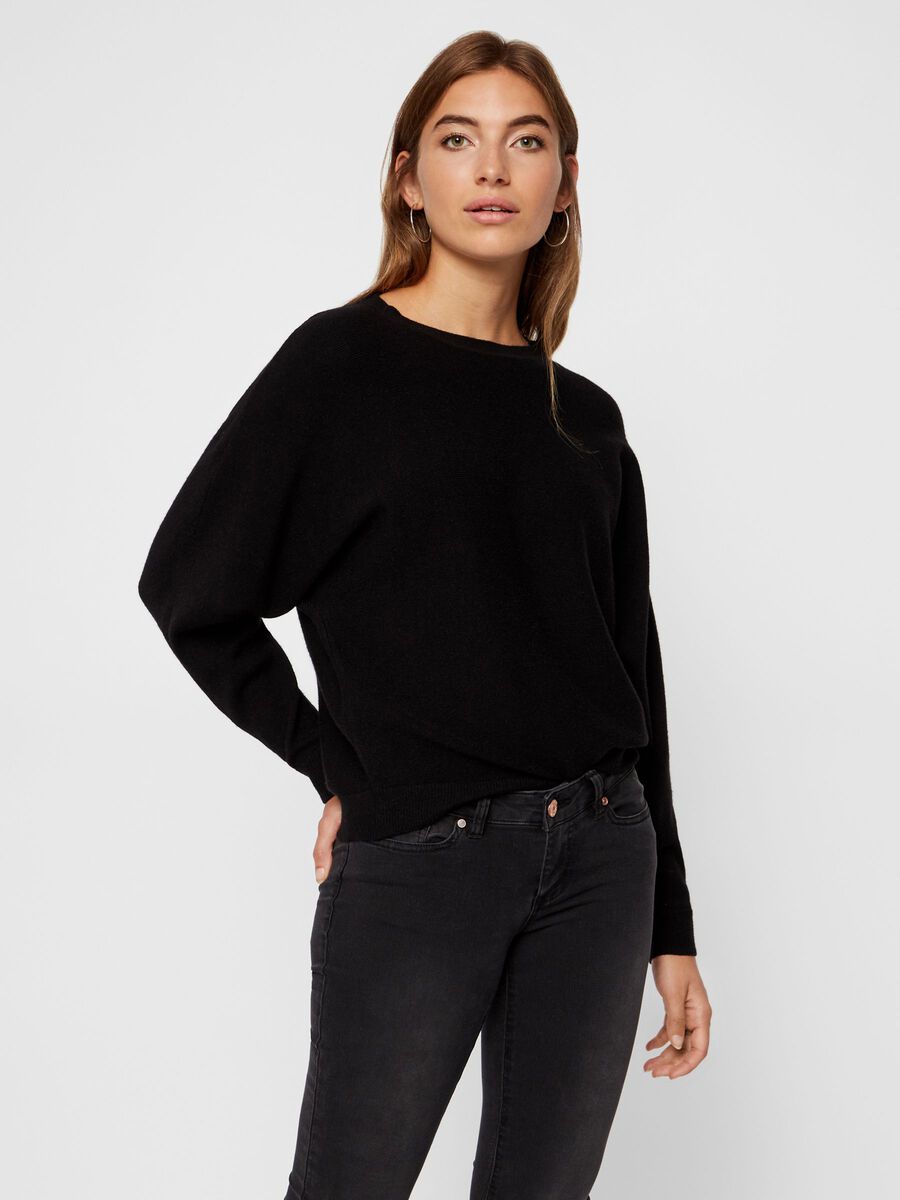 Noisy May KNIT BLOUSE, Black, highres - 27008296_Black_003.jpg