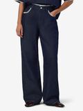 Product image thumbnail - NMADRIANA LOOSE FIT JEANS, Dark Blue Denim | 1