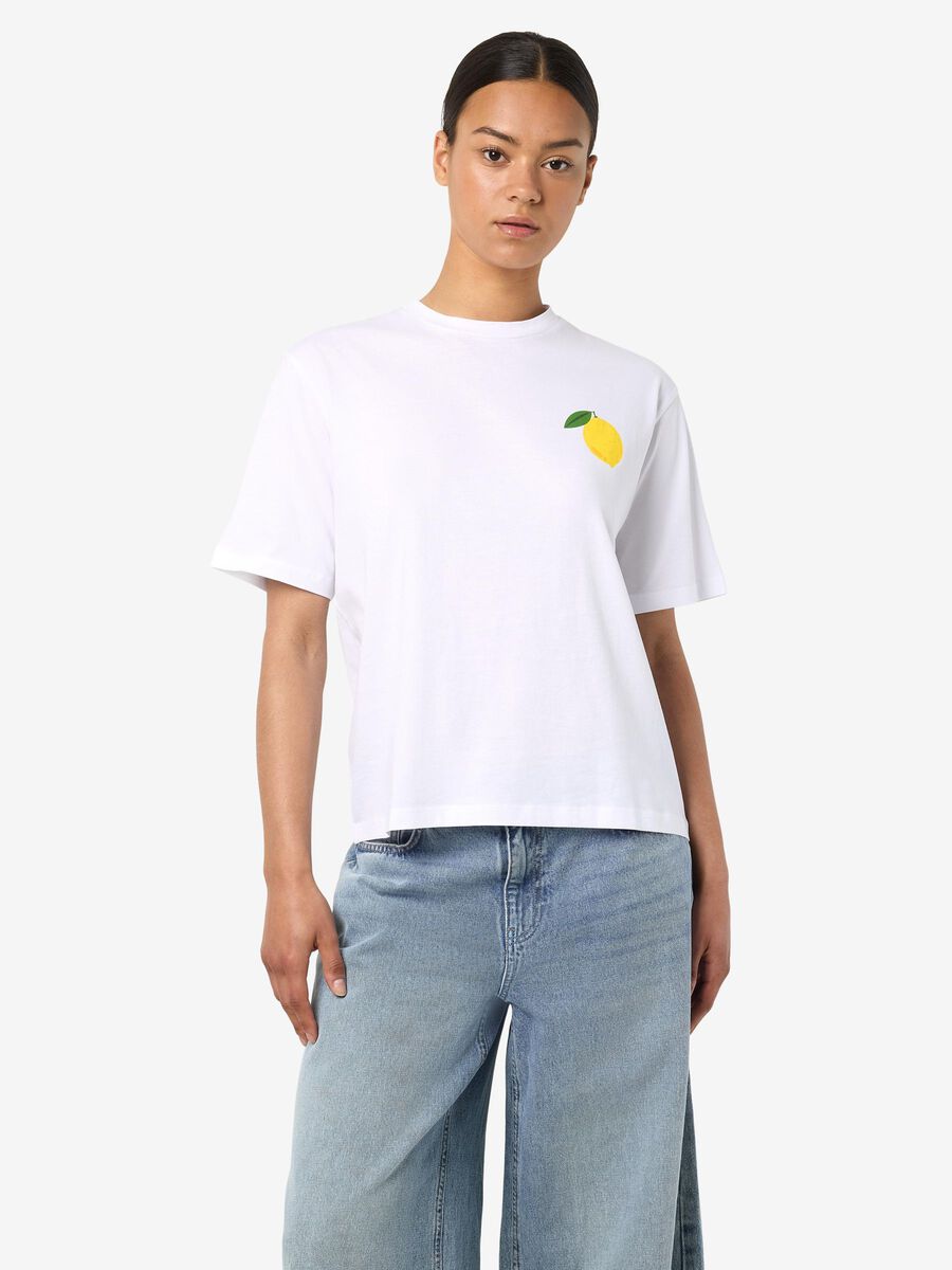 Noisy May MED TRYCK T-SHIRT, Bright White, highres - 27035955_BrightWhite_1228337_007.jpg