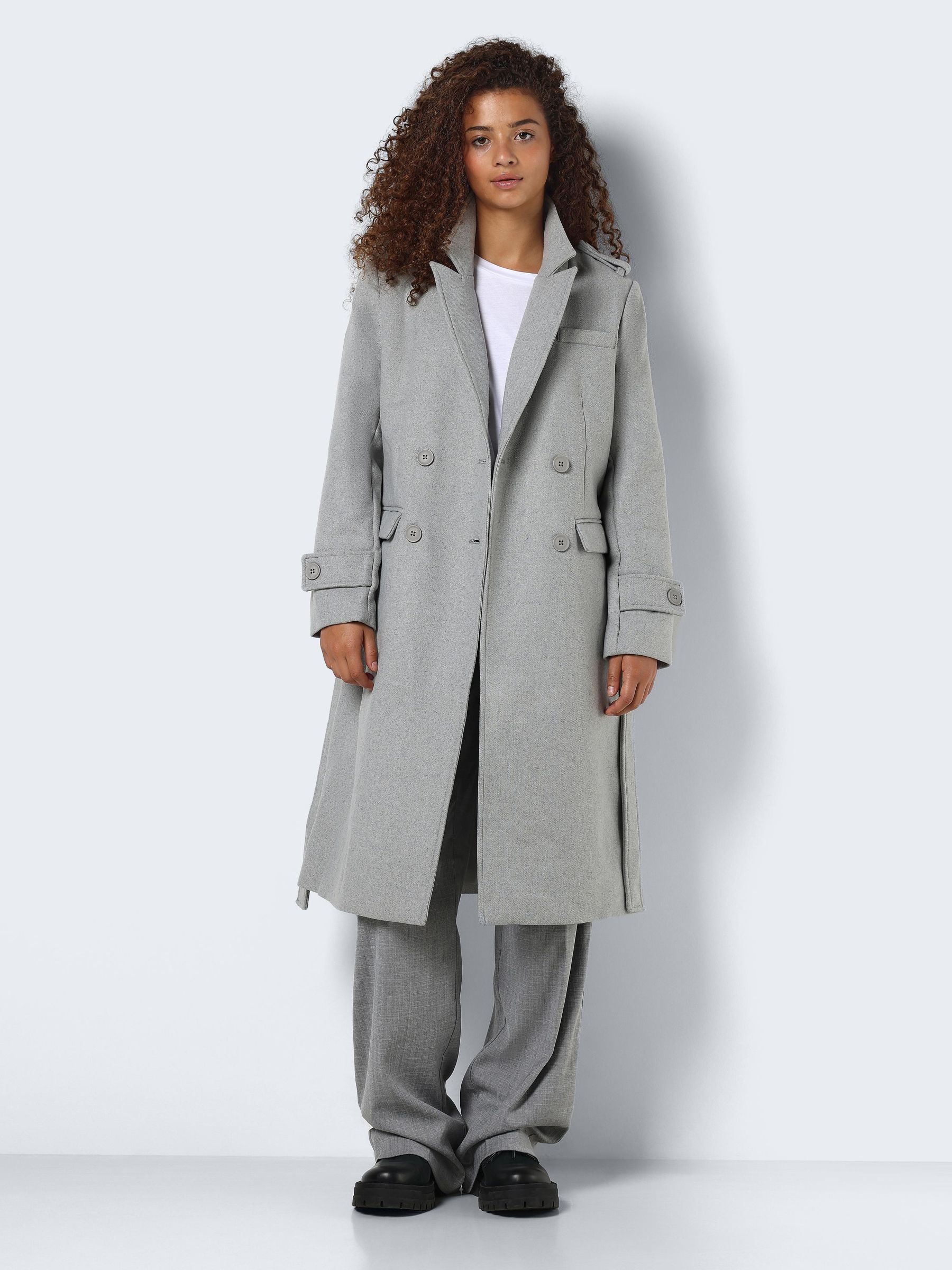 Light grey wool deals coat womens