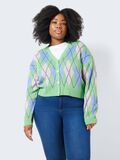Noisy May CURVE CHEQUERED KNITTED CARDIGAN, Absinthe Green, highres - 27024970_AbsintheGreen_1021080_003.jpg
