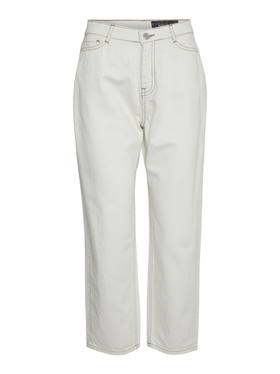 NMBROOKE STRAIGHT FIT JEANS, White, highres